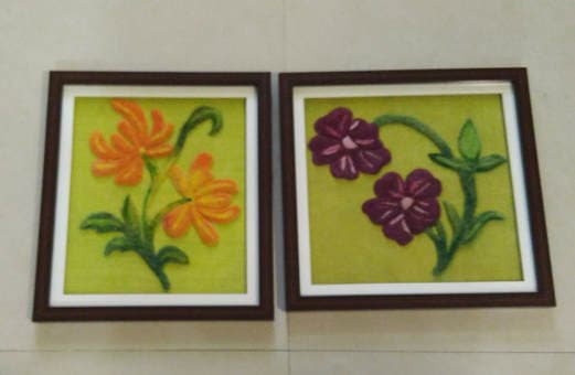 Punch needle embroidery piece 7